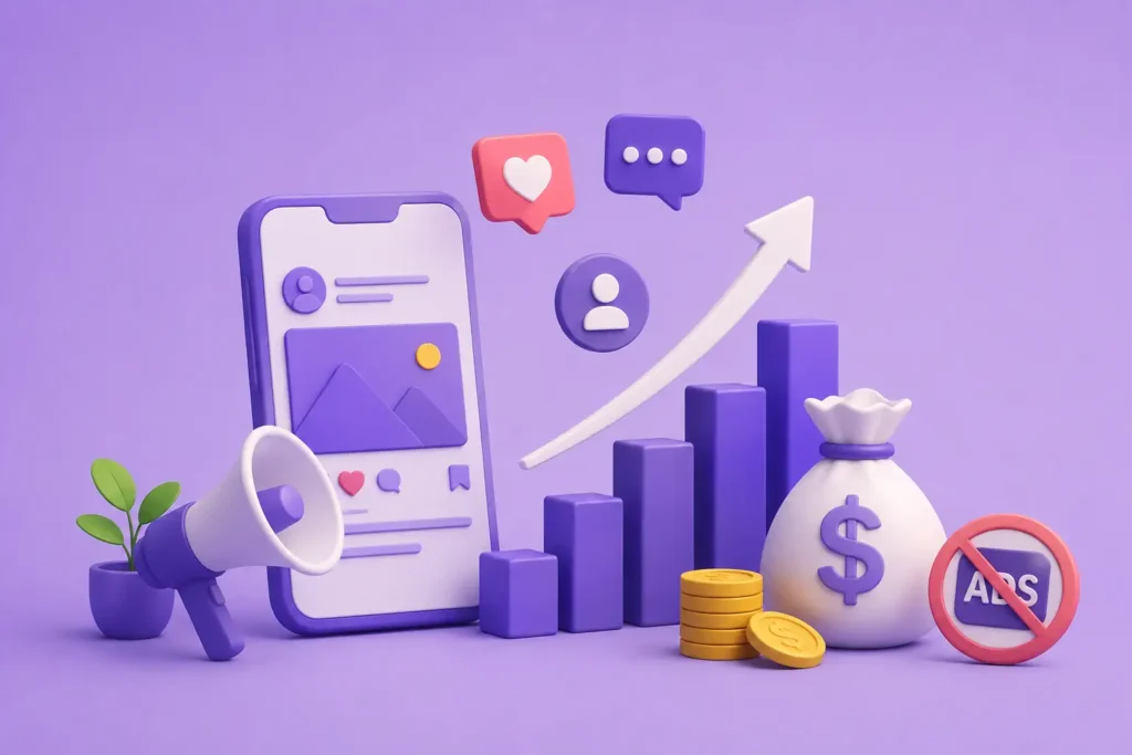 Grow Your Business on Social Media Without Ads