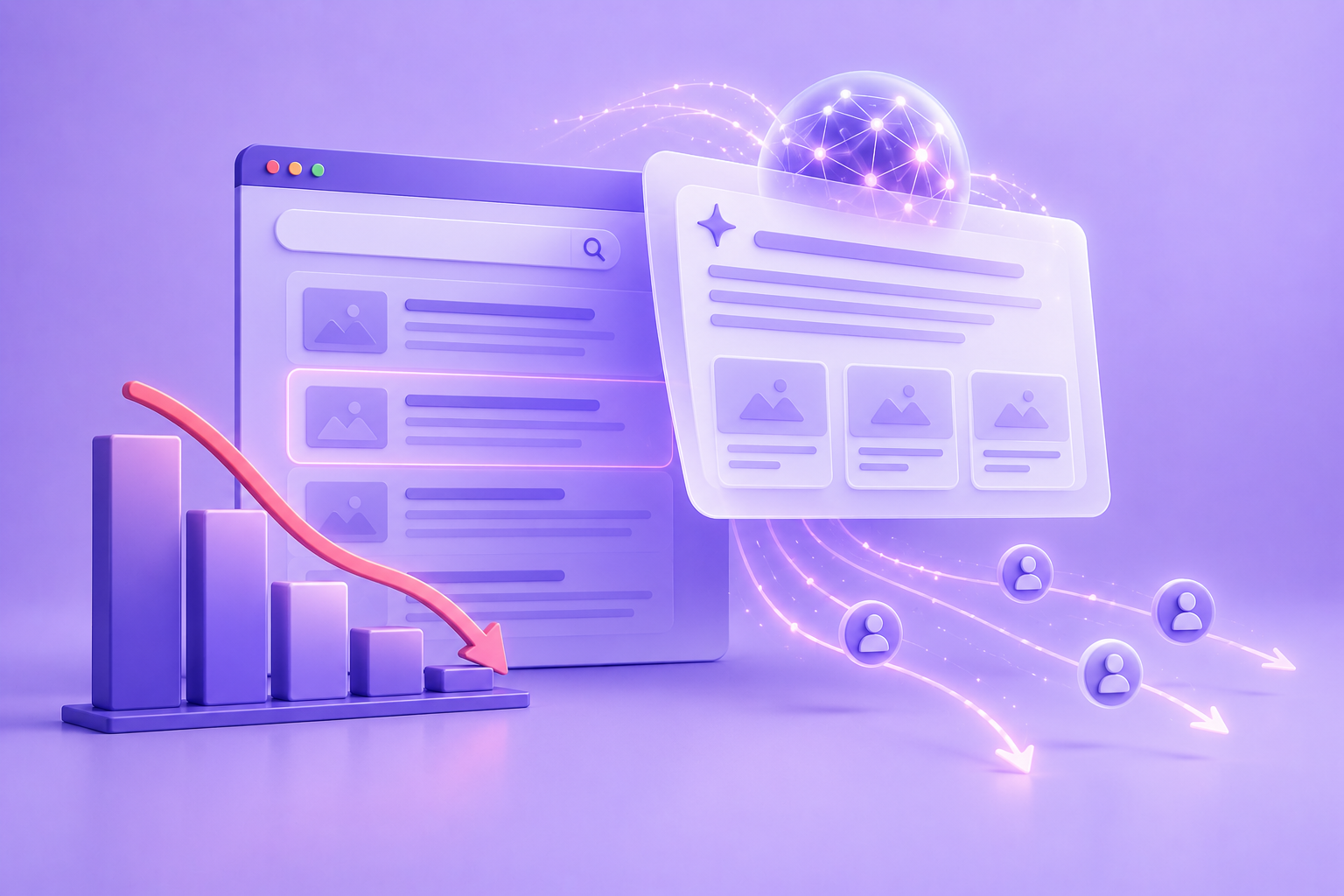 Google AI Overviews causing a decline in website traffic